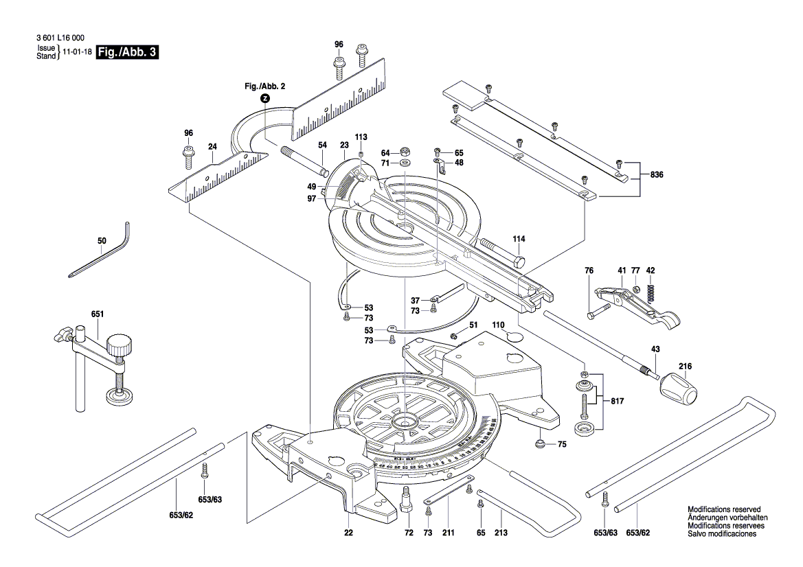 New Genuine Bosch 1619P03594 Housing