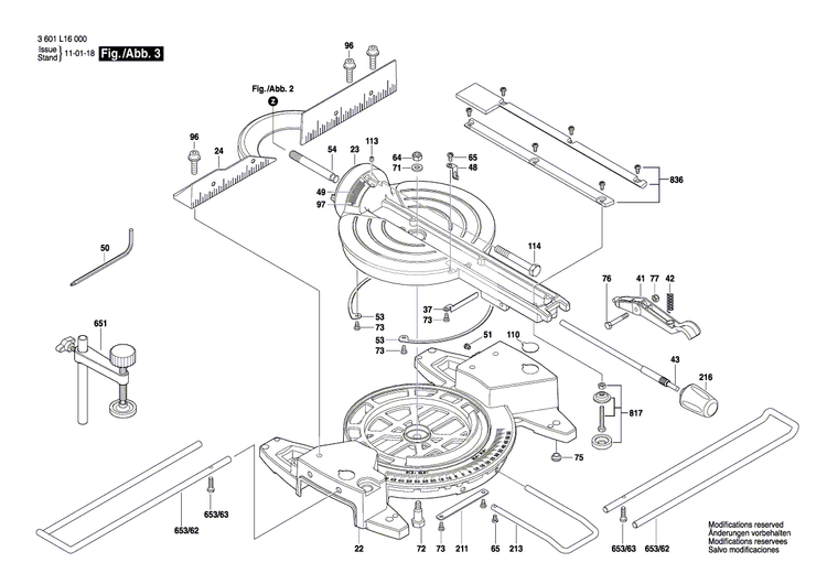 New Genuine Bosch 1619P03594 Housing