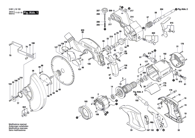 New Genuine Bosch 1619P03622 Screw