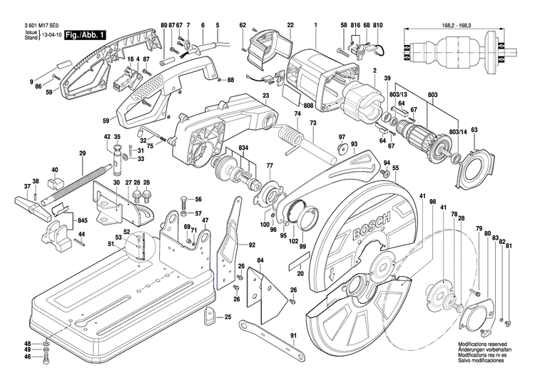 New Genuine Bosch 1619P03905 Flange