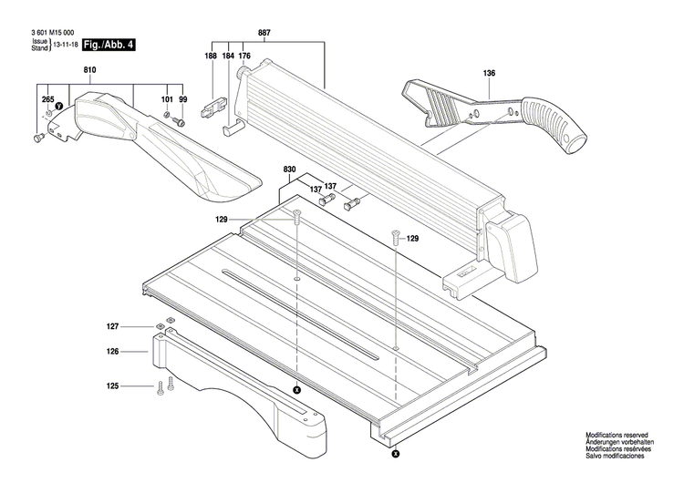 New Genuine Bosch 1619P04048 Linkage