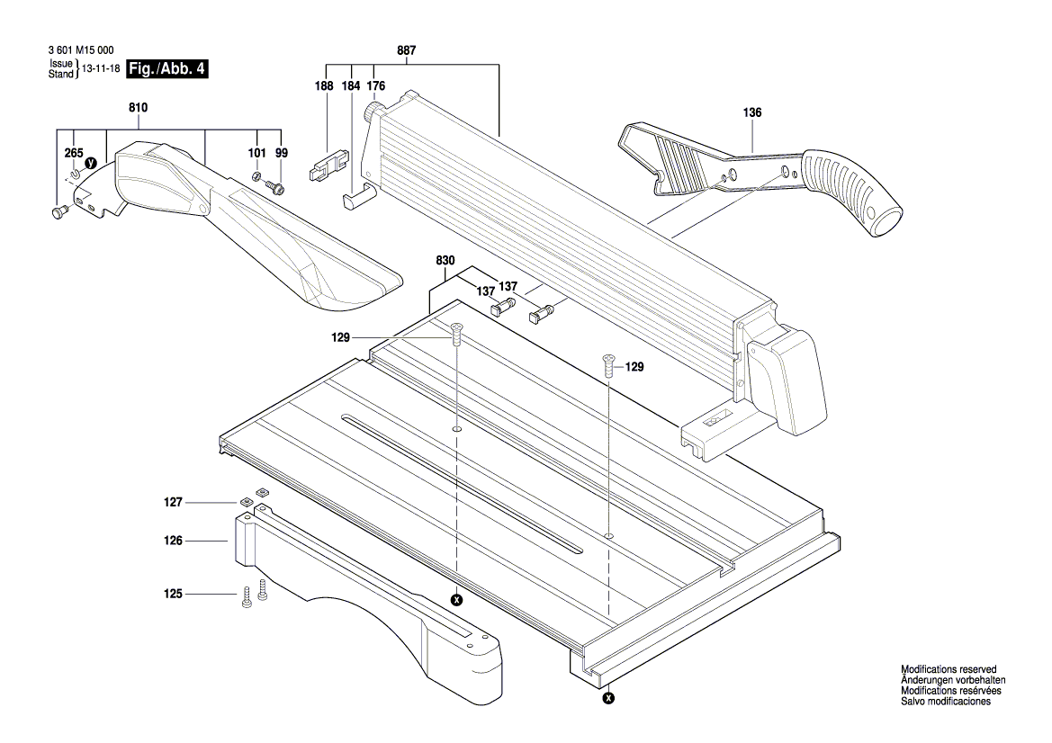 New Genuine Bosch 1619P04053 Rod