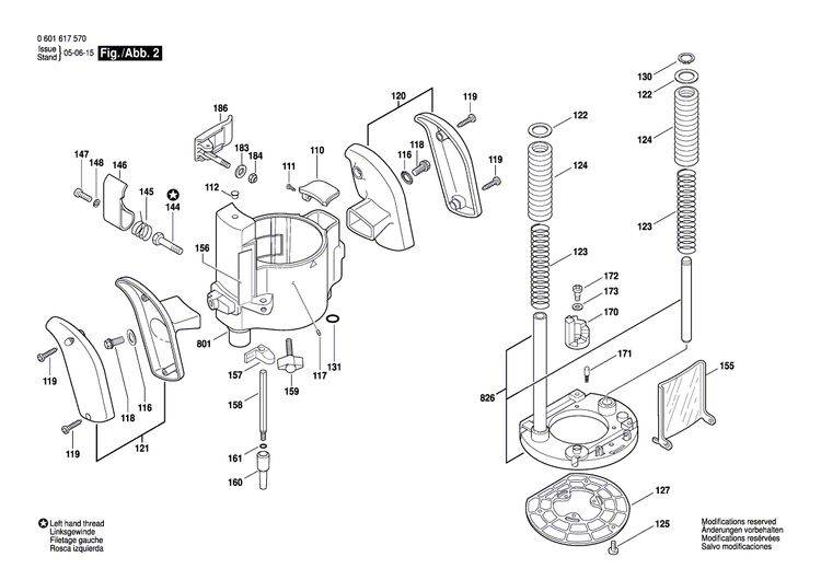 New Genuine Bosch 1619P05216 Armature