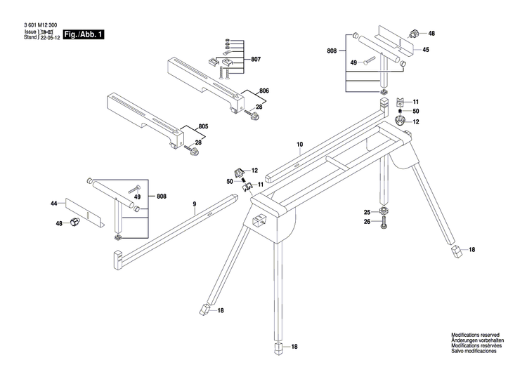 New Genuine Bosch 1619P05518 Extension unit