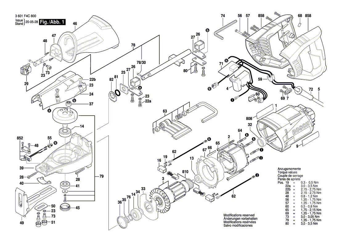 New Genuine Bosch 1619P05669 Set Of Handles
