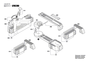New Genuine Bosch 1619P05823 Supporting foot