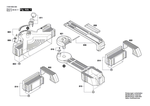 New Genuine Bosch 1619P05830 Width Stop