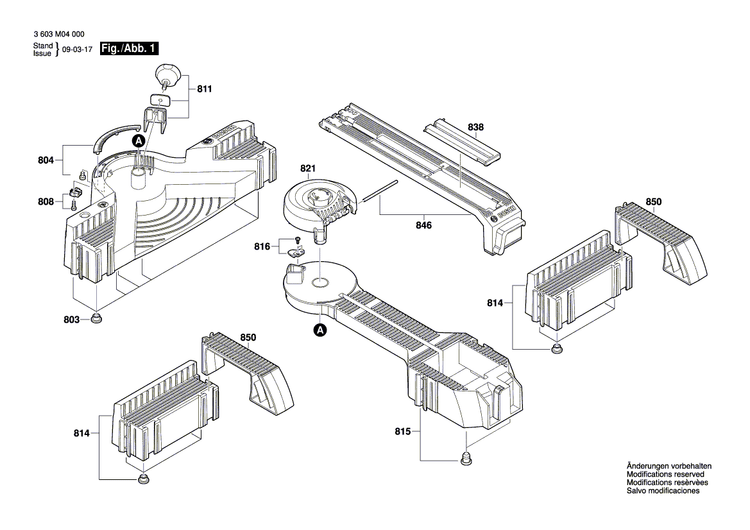 New Genuine Bosch 1619P05830 Width Stop