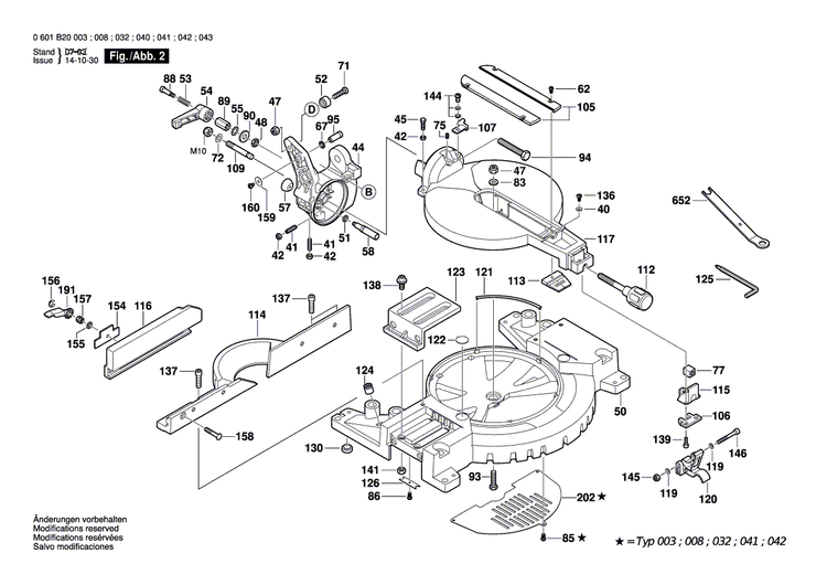 New Genuine Bosch 1619P05833 Locking Lever