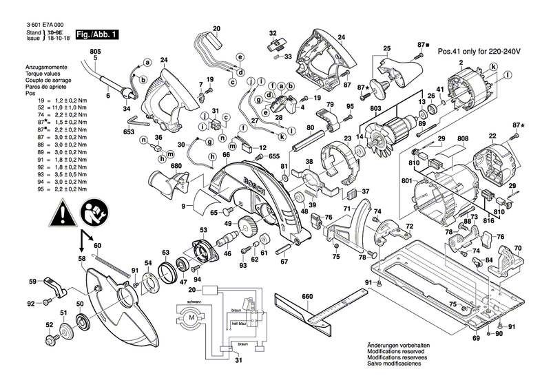 New Genuine Bosch 1619P06098 Set Of Handles