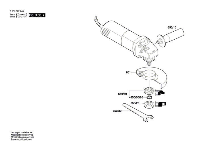 New Genuine Bosch 1619P06120 Nameplate