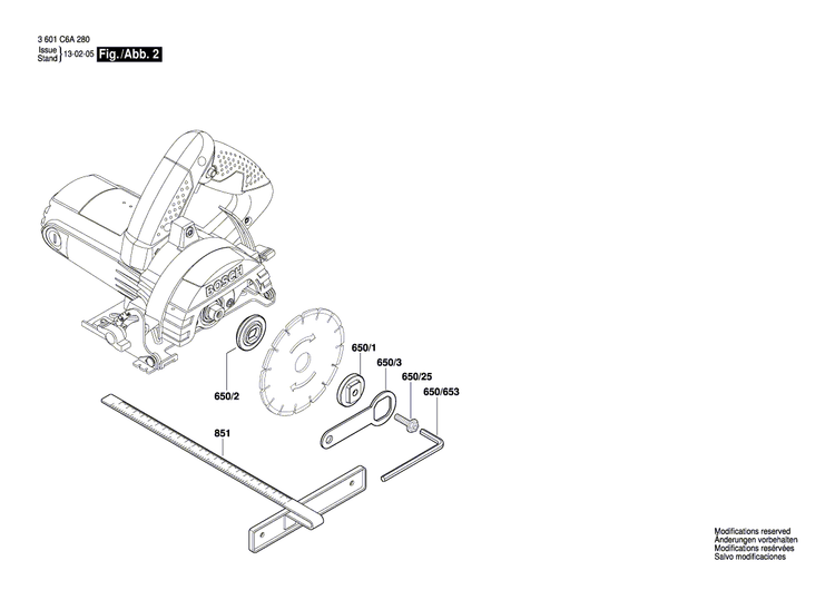 New Genuine Bosch 1619P06291 Connecting Cable