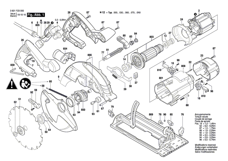 New Genuine Bosch 1619P06390 Nameplate