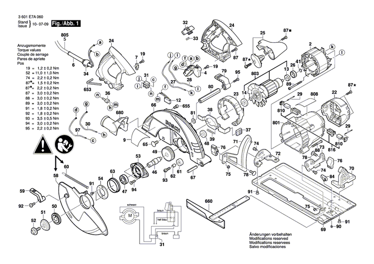 New Genuine Bosch 1619P06420 Cable