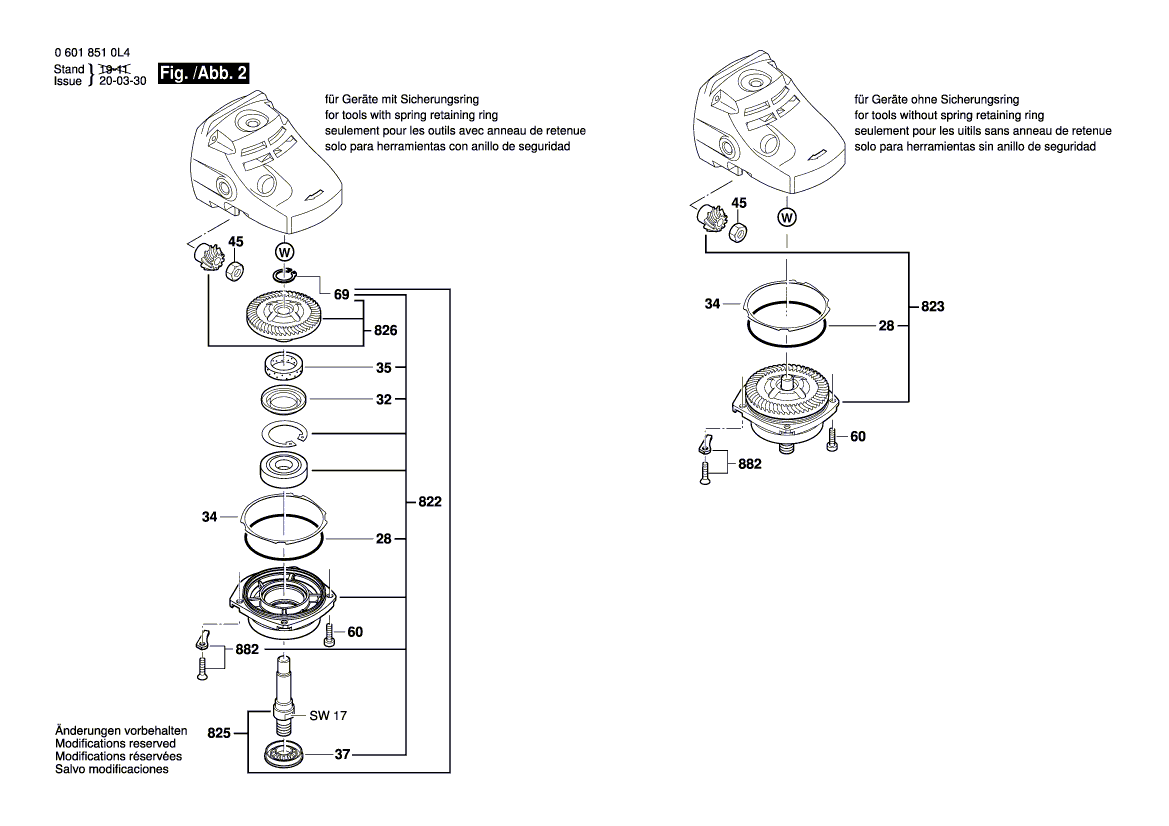 New Genuine Bosch 1619P06597 Stopper