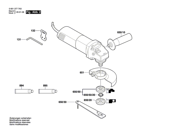 New Genuine Bosch 1619P06697 Nameplate