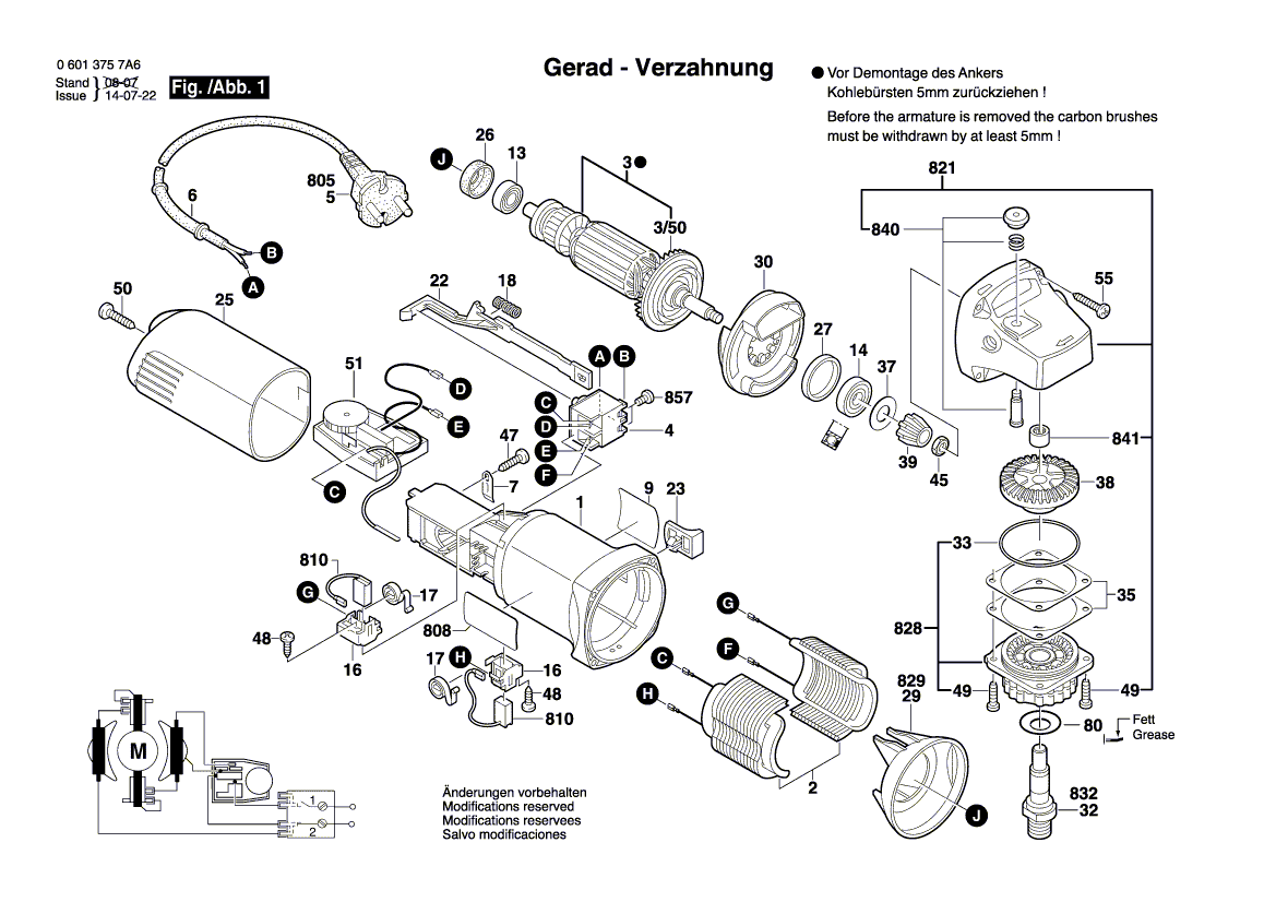 New Genuine Bosch 1619P06721 Nameplate