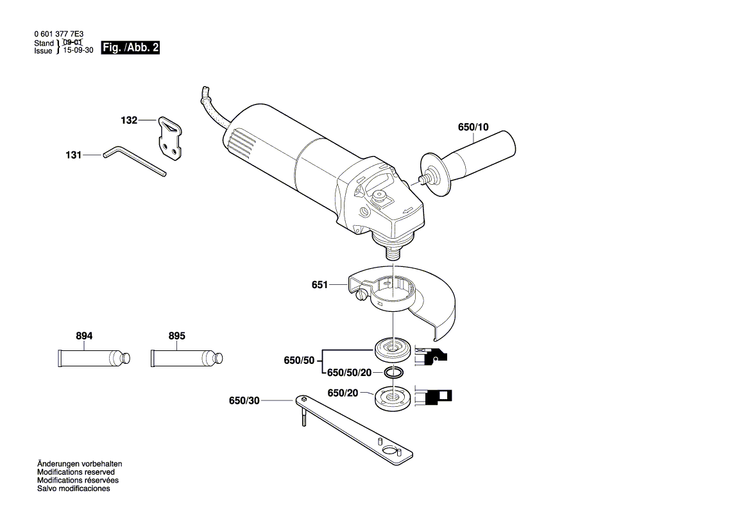 New Genuine Bosch 1619P06727 Nameplate
