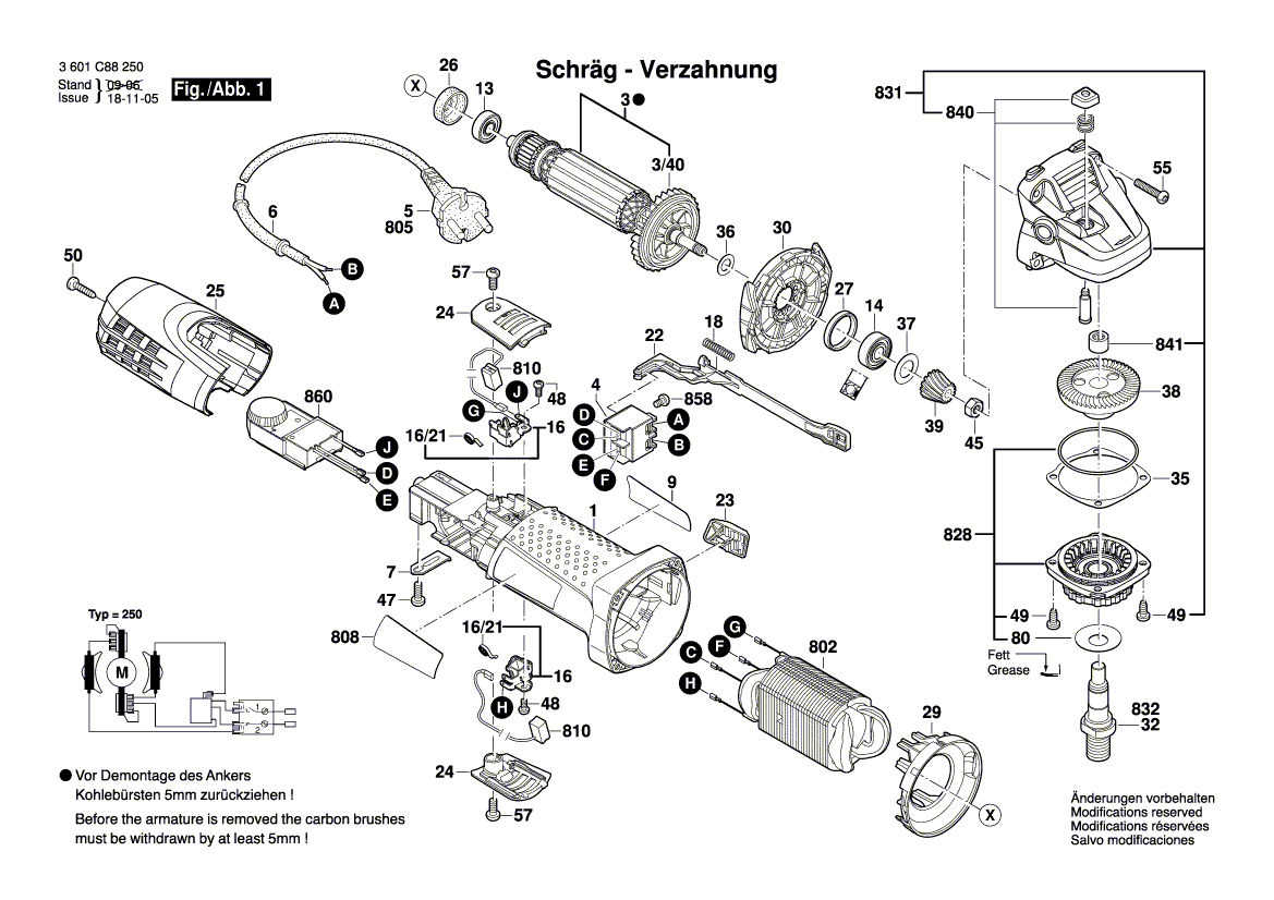 New Genuine Bosch 1619P06844 Wrench Socket