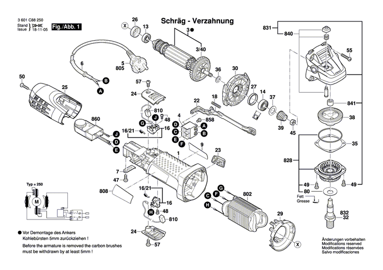 New Genuine Bosch 1619P06844 Wrench Socket