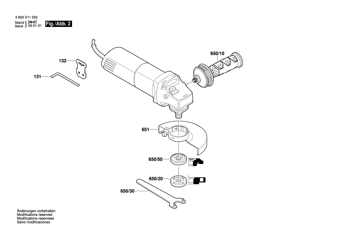 New Genuine Bosch 1619P06847 Manufacturer's nameplate