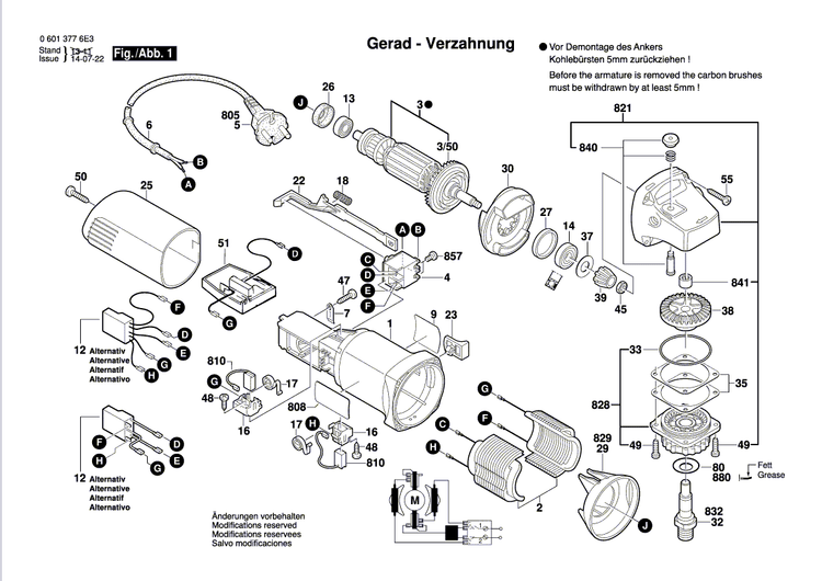 New Genuine Bosch 1619P06989 Manufacturer's nameplate
