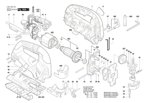 New Genuine Bosch 1619P07134 Manufacturer's nameplate
