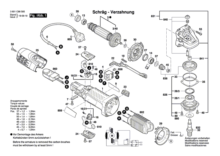 New Genuine Bosch 1619P07277 Speed governor
