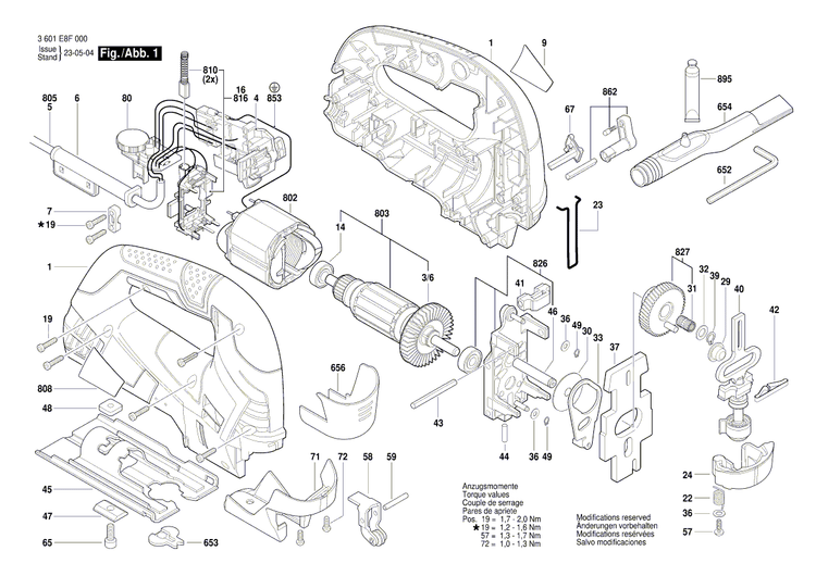 New Genuine Bosch 1619P07576 Shim