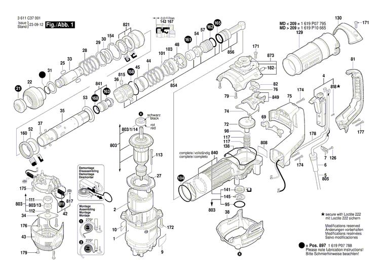 New Genuine Bosch 1619P07786 Support bracket