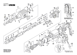 New Genuine Bosch 1619P07979 Toothed Shaft