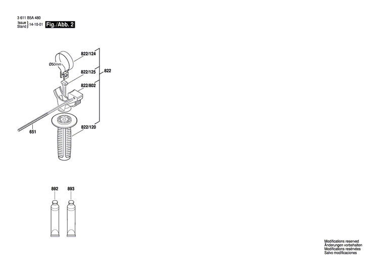 New Genuine Bosch 1619P08306 Field