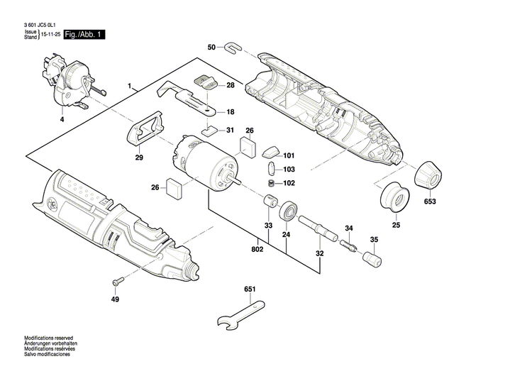 New Genuine Bosch 1619P08646 Clip