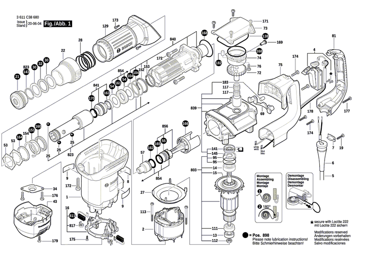 New Genuine Bosch 1619P08769 Stop Disc
