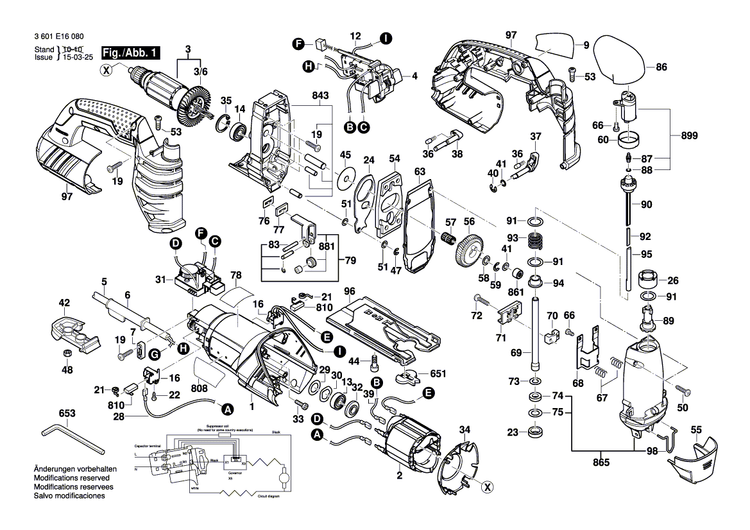 New Genuine Bosch 1619P08861 Nameplate