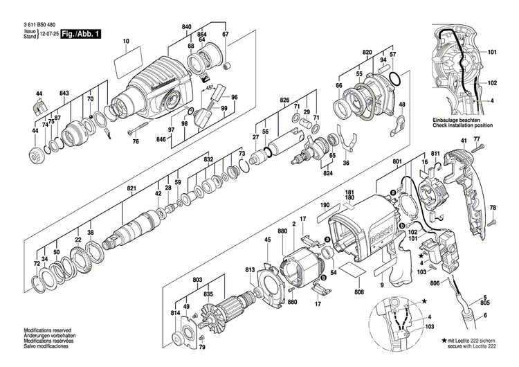 New Genuine Bosch 1619P08960 Reference Plate