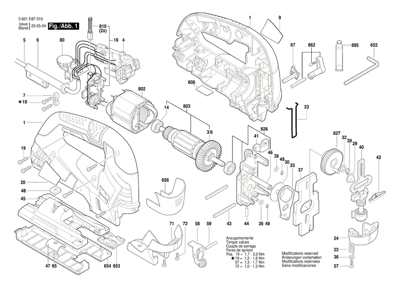 New Genuine Bosch 1619P09156 Field