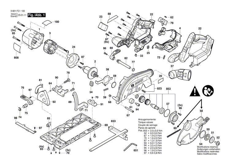 New Genuine Bosch 1619P09219 Shoulder Screw
