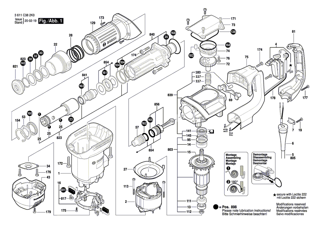 New Genuine Bosch 1619P09702 Stop Disc