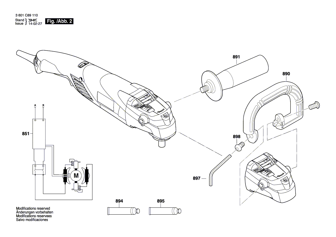 New Genuine Bosch 1619P09739 Nameplate