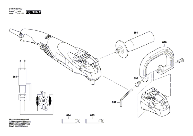 New Genuine Bosch 1619P09743 Nameplate