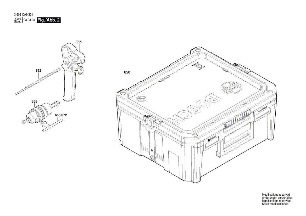 New Genuine Bosch 1619P09755 Switch