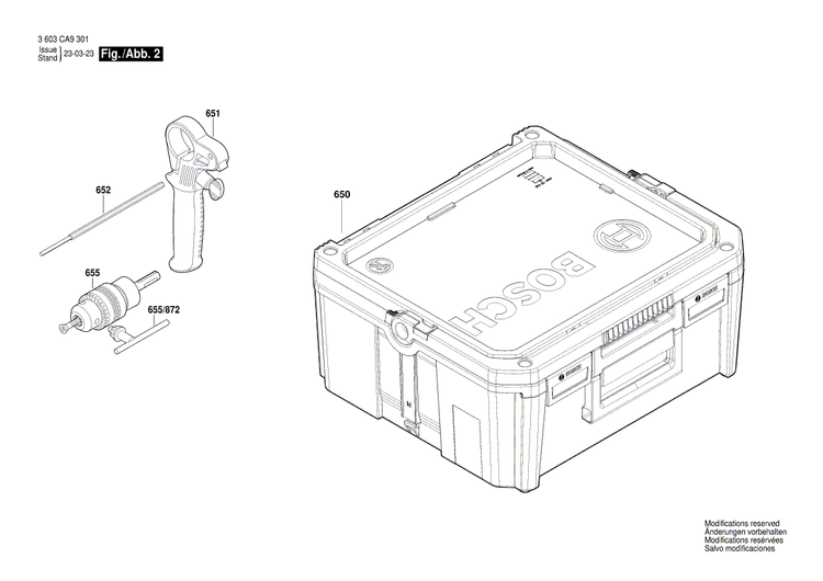 New Genuine Bosch 1619P09755 Switch