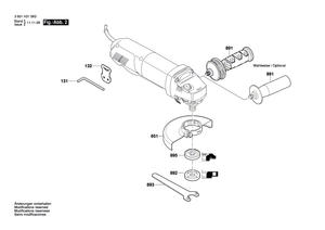 New Genuine Bosch 1619P09883 Nameplate