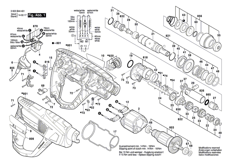 New Genuine Bosch 1619P09981 Nameplate