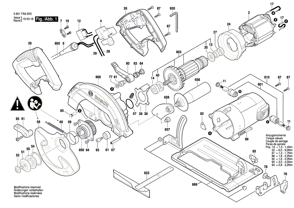 New Genuine Bosch 1619P10037 Lever