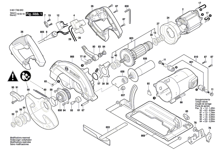 New Genuine Bosch 1619P10037 Lever