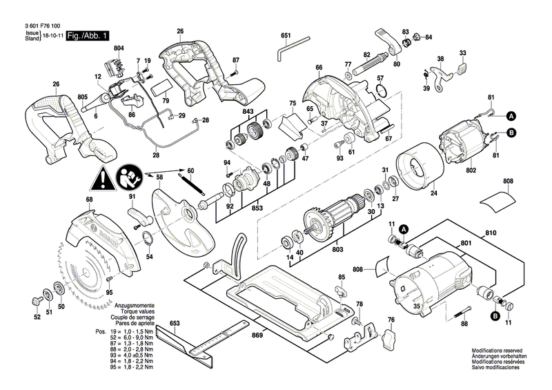 New Genuine Bosch 1619P10116 Protective Guard