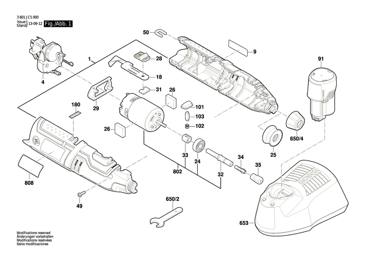 New Genuine Bosch 1619P10424 Switch Slide