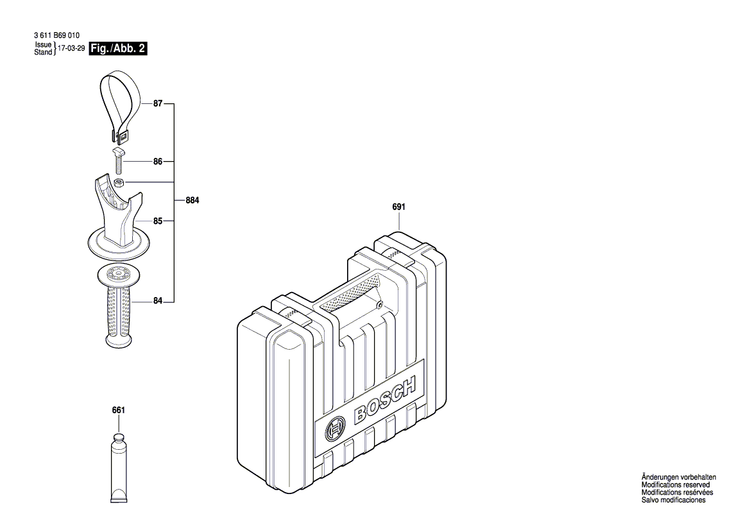 New Genuine Bosch 1619P10521 connecting terminal